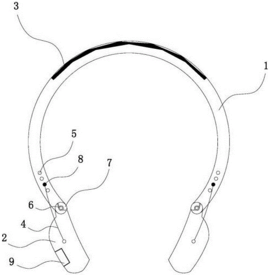 一种头戴式双效耳机的制作方法