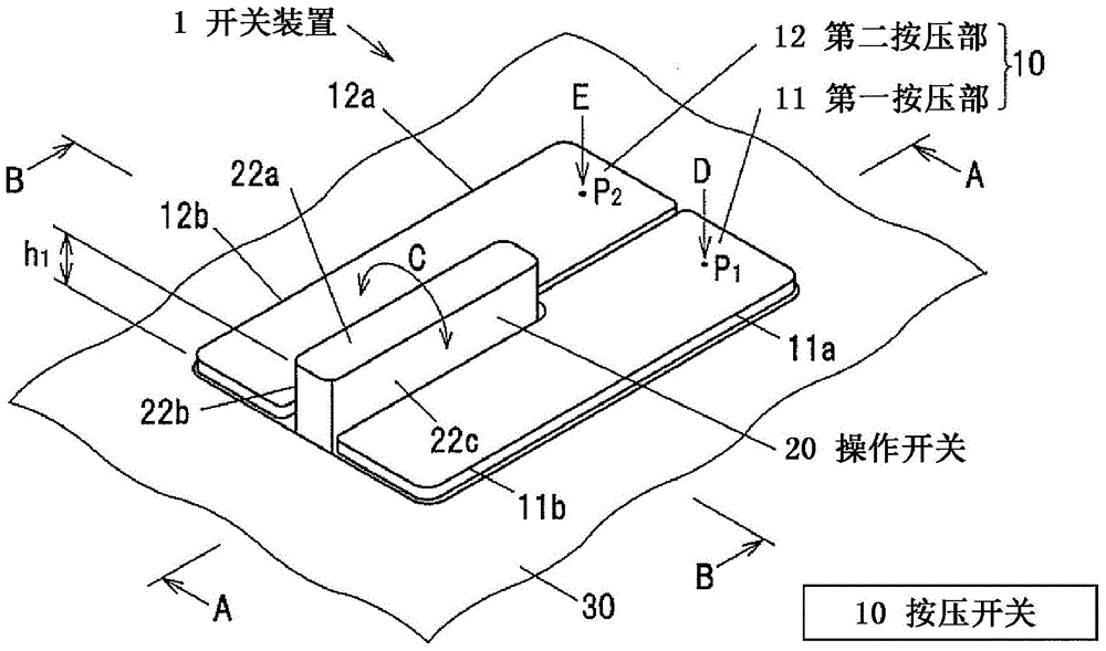 开关装置和车辆开关装置的制作方法