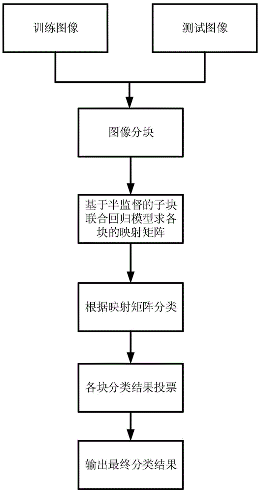 基于半监督子块联合回归的单样本人脸识别方法与流程