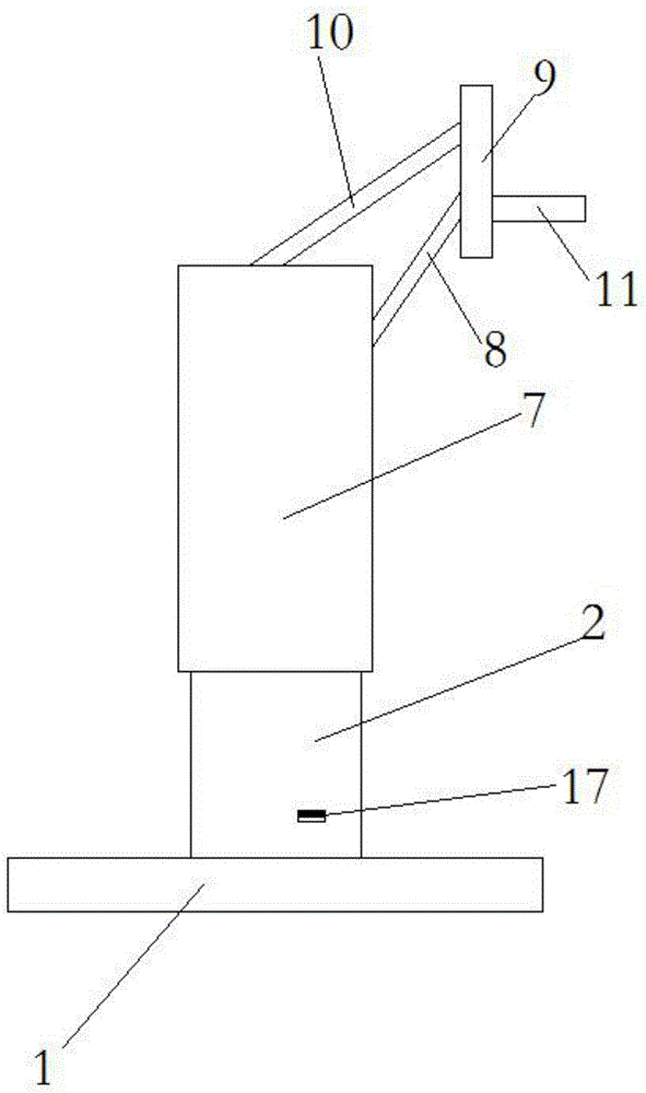 一种教学用可升降篮球架的制作方法