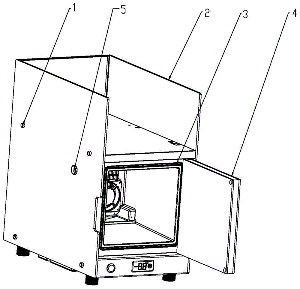 一种风冷牛奶咖啡展示柜的制作方法