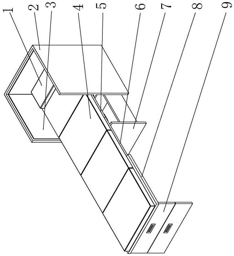一种折叠抽拉床柜的制作方法