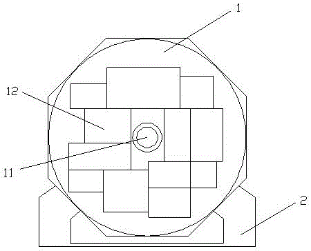 一种可旋转图书展示架的制作方法