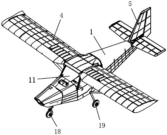 一种轻型运动飞机的制作方法