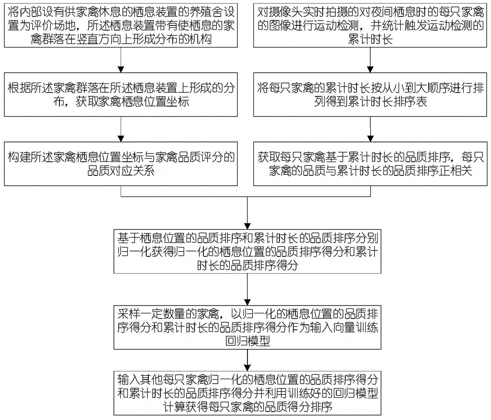 基于栖息位置及睡眠质量评价家禽品质的方法与流程