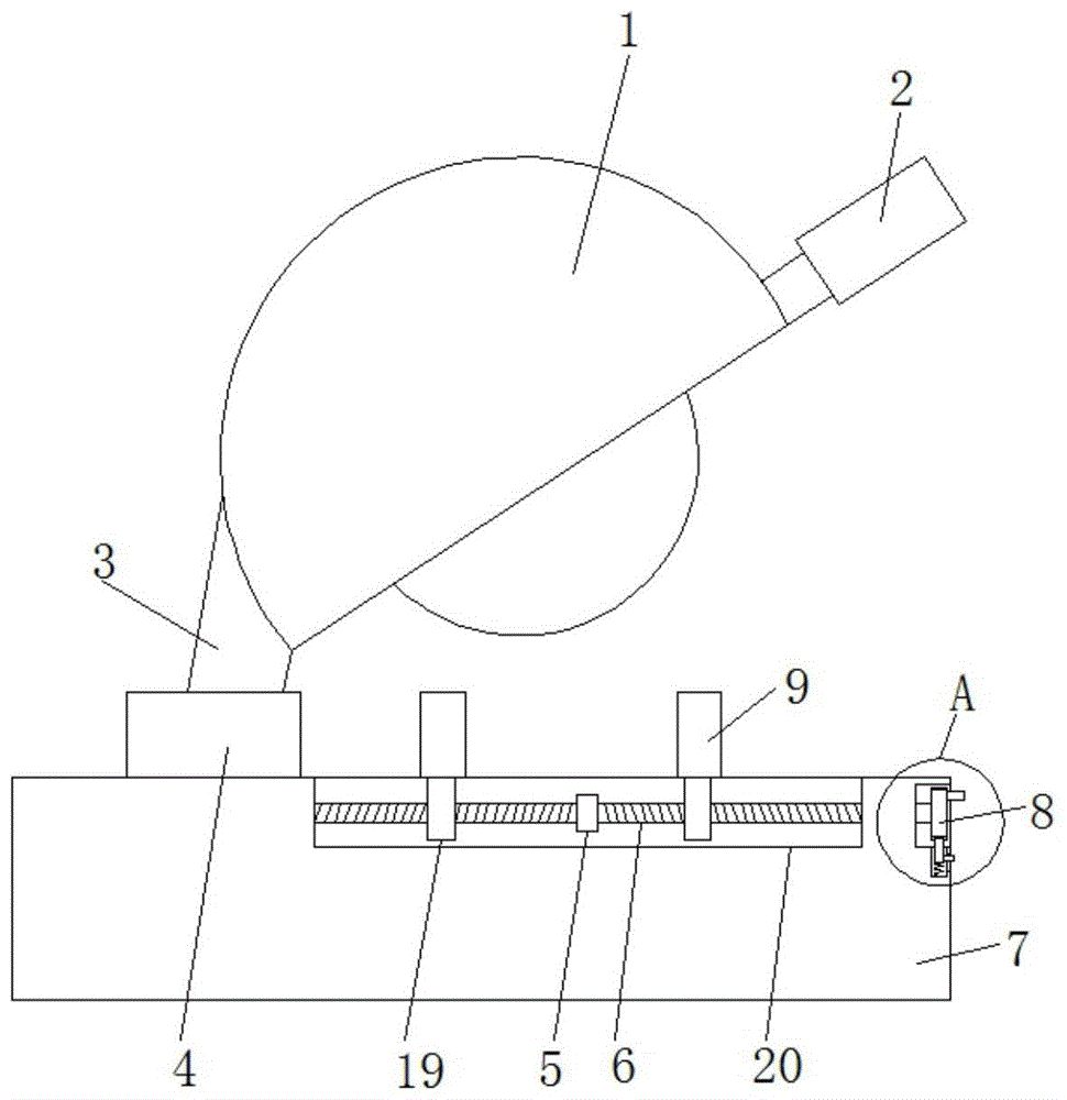 一种温室大棚钢管加工用切割机的制作方法