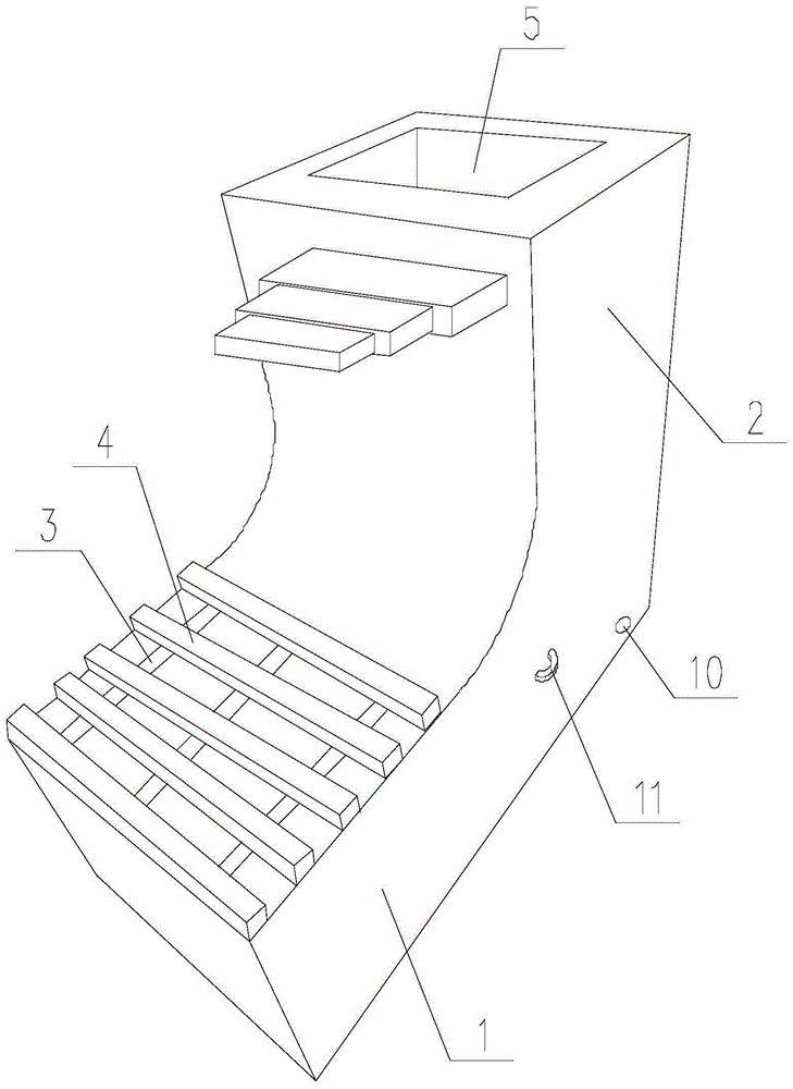 适用于校园绿化的混凝土花池坐凳结构的制作方法