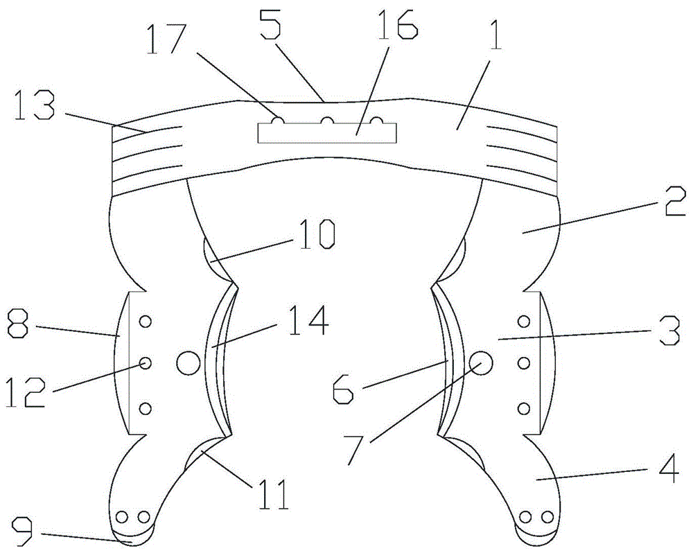 新型橡皮障夹的制作方法