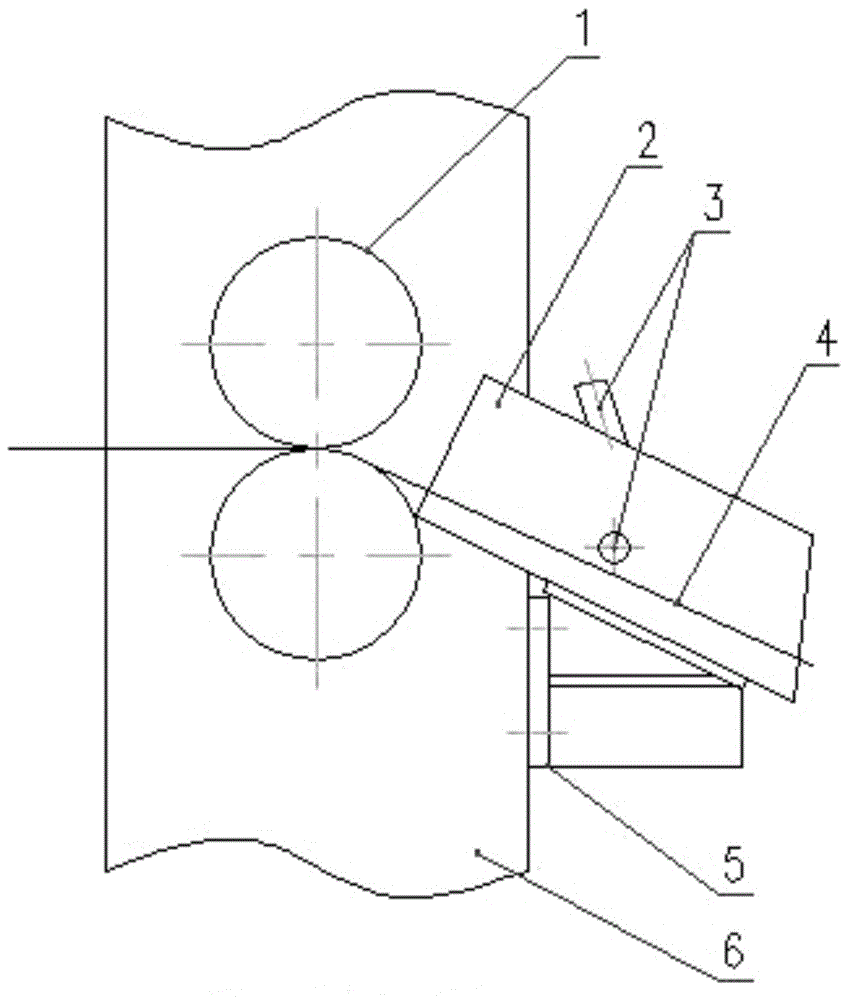 一种铝带箔圆盘剪高速切边导料装置的制作方法