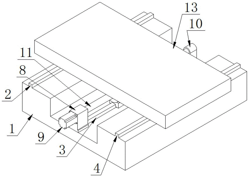 一种三导轨高稳定对称床身的制作方法