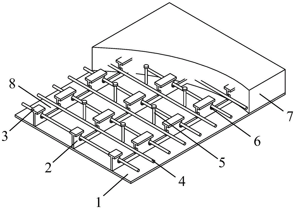 焊钉与孔板组合的钢混连接件的制作方法