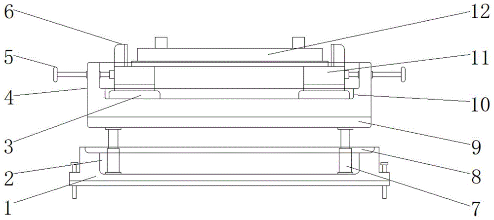 一种汽车零件加工模具用夹持装置的制作方法