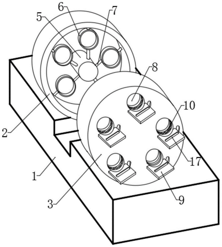 一种带有固定结构的塑料圆管防变形加工装置的制作方法