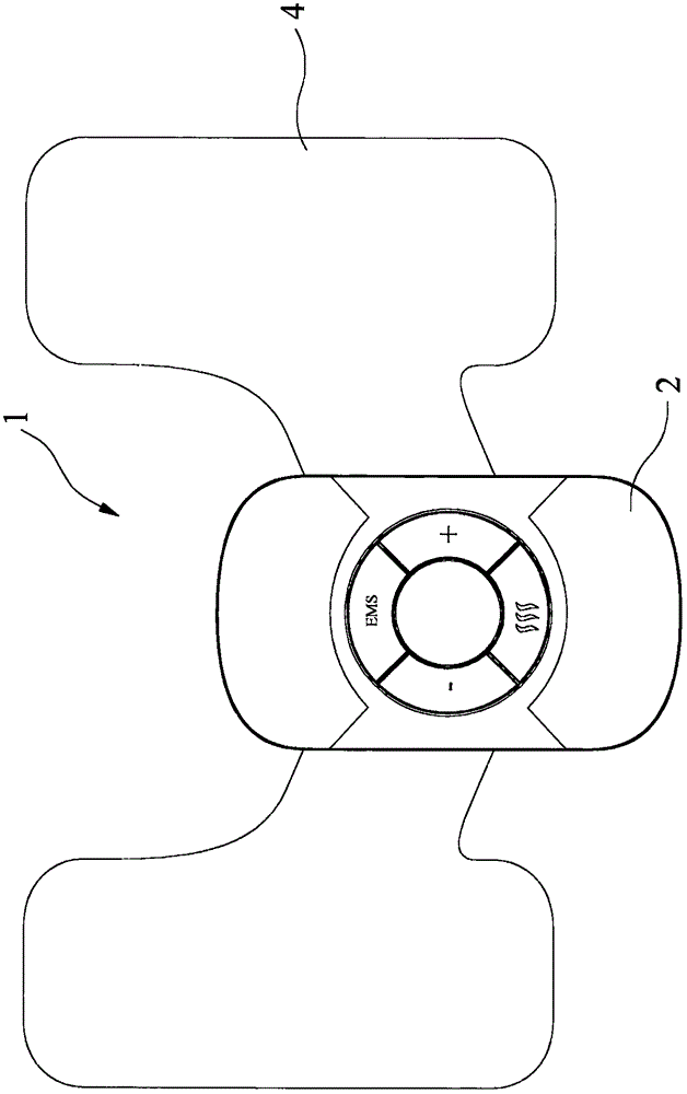 一种可控温加热结合EMS的按摩器的制作方法
