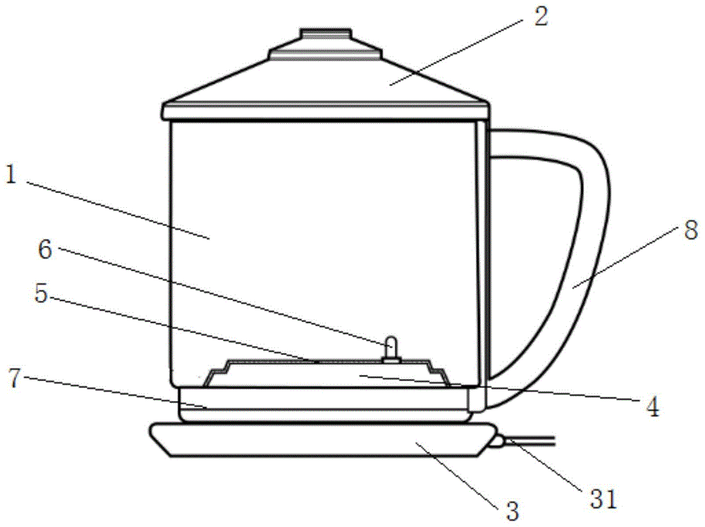 电热养生壶的制作方法