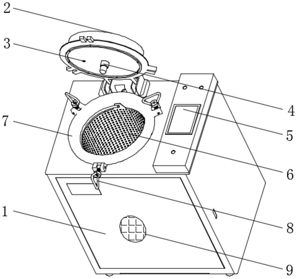 一种3D打印产品染色用固定桶的制作方法