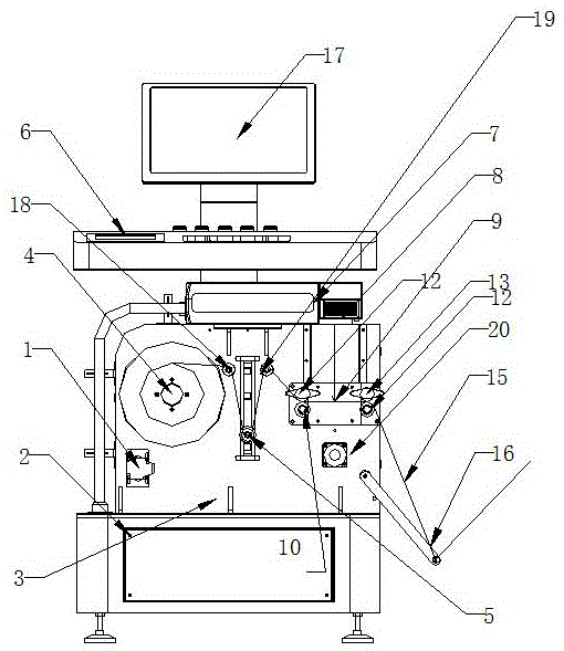 一种电容套管打标装置的制作方法