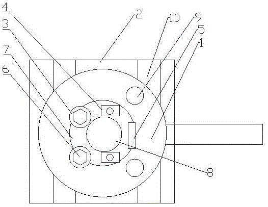 压力锅保温罩马仔点焊定位装置的制作方法
