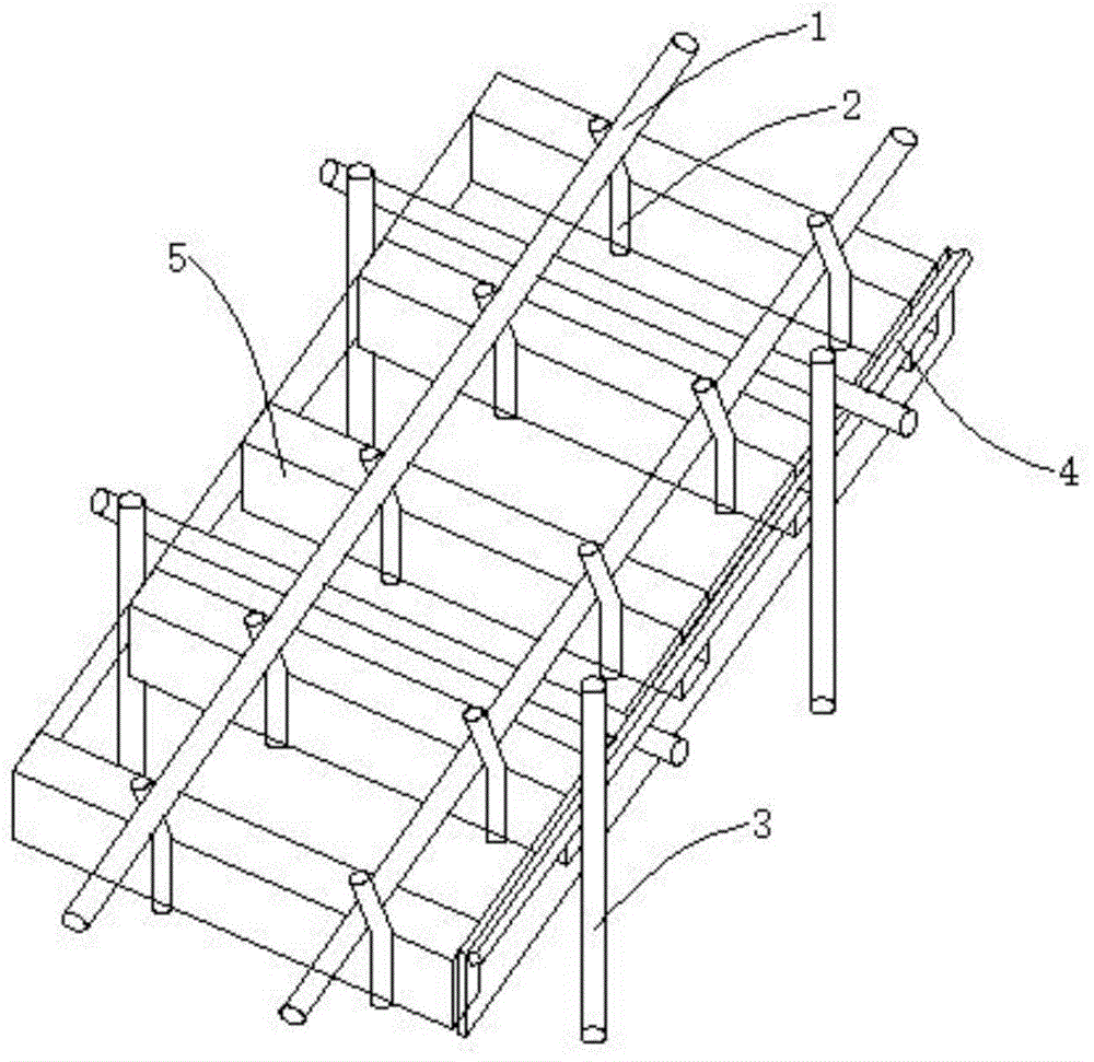 楼梯踏步制作用模具的制作方法