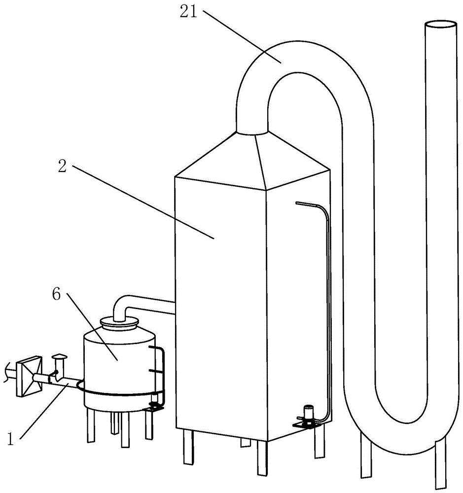 一种定型机废气吸收装置的制作方法