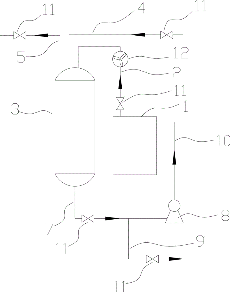 一种醋酸赖氨酸生产用氨气尾气吸收及再利用装置的制作方法
