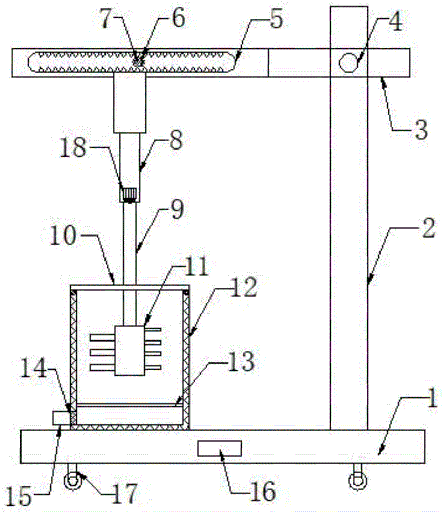 一种低粘度建筑用涂料的搅拌设备的制作方法