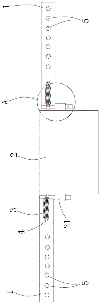 起重机尾部示廓灯架的制作方法