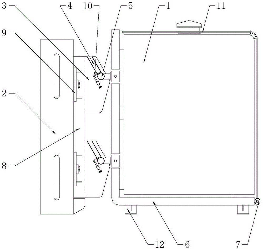 一种便于安装可拆卸汽车油箱支架的制作方法