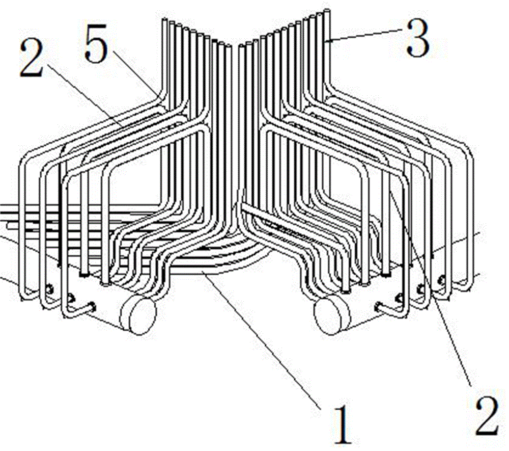 锅炉水冷壁的螺旋管圈与垂直壁管的过渡结构的制作方法