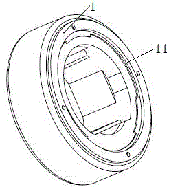 一种带有滤镜的转接环及后置滤镜式镜头的制作方法