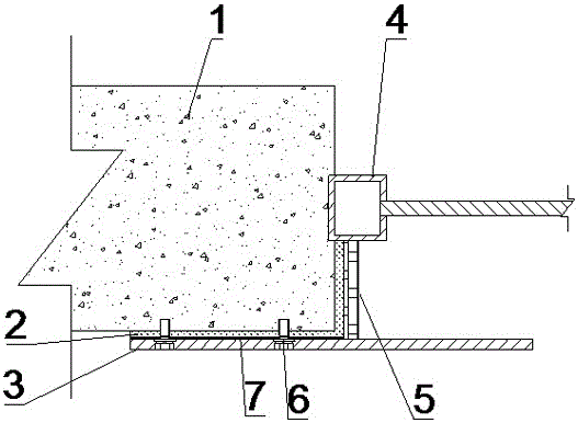 一种集成吊顶与窗梁处基层定位固定结构的制作方法