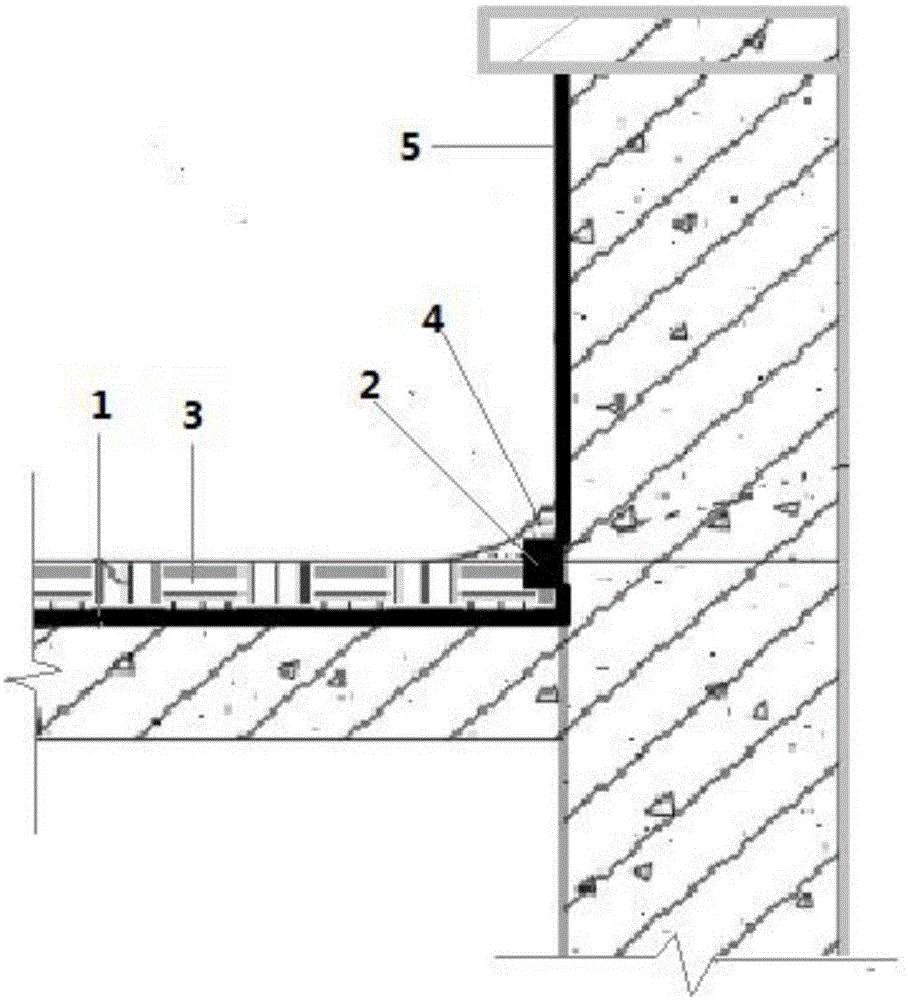 一种英红瓦屋面女儿墙防水结构的制作方法