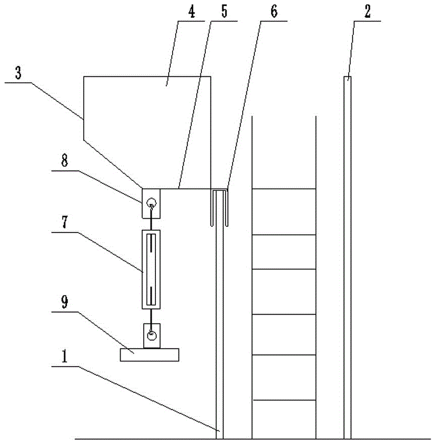 构造柱浇筑定型进料装置的制作方法