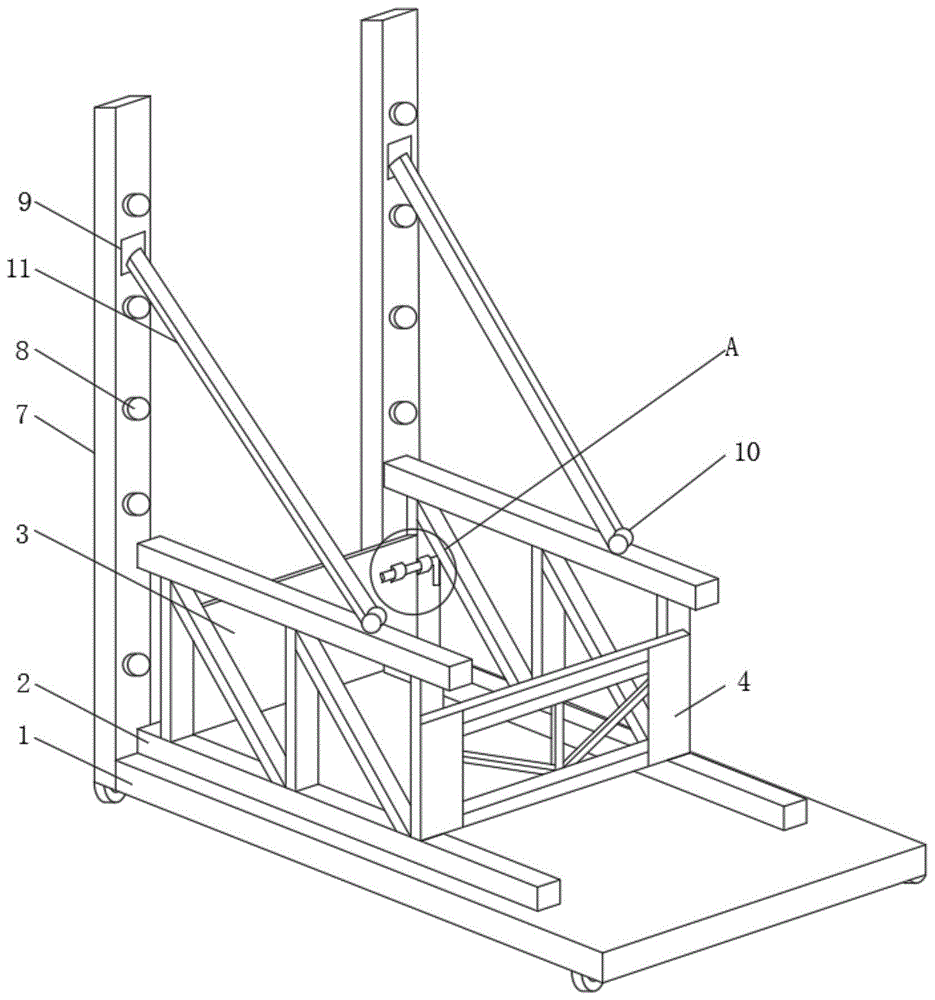 一种建筑施工用卸料平台的制作方法