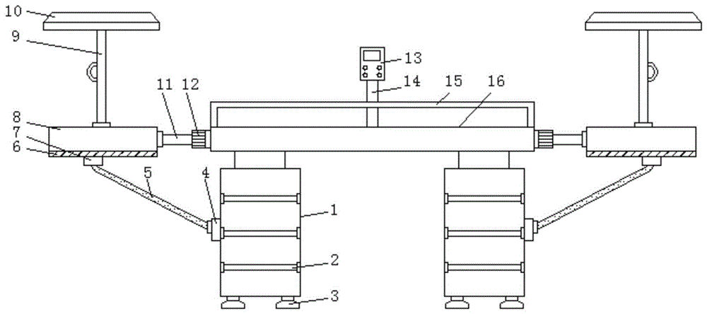 一种建筑集装箱装配搭建连接架的制作方法