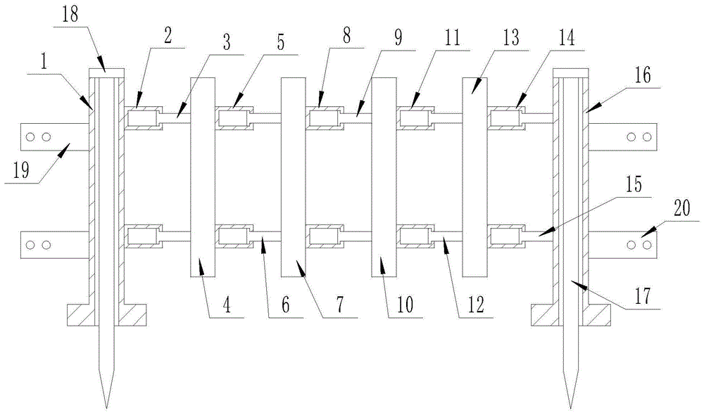 一种便于组装的园林用防护栏的制作方法