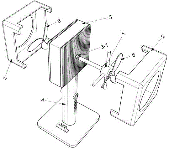 一种便携式双向双效半导体风扇的制作方法