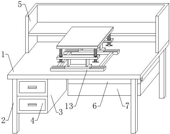 一种永磁直流力矩电机的安装工作台的制作方法