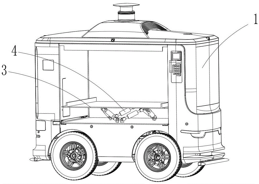 可用于自动上下货柜的无人车的制作方法
