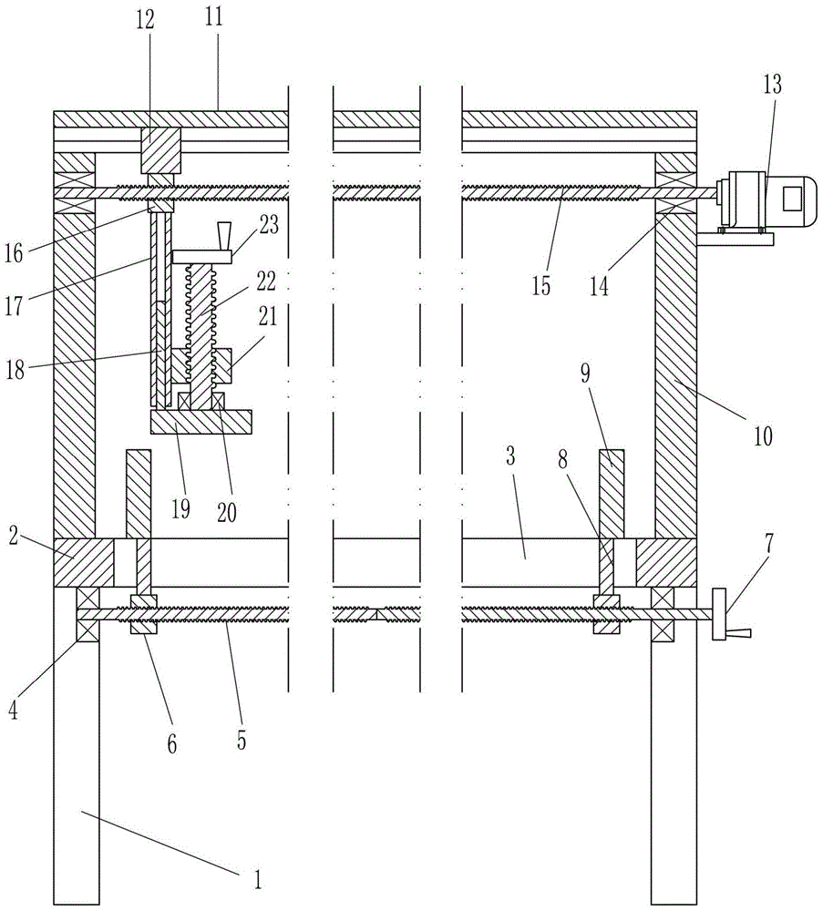 一种建筑施工用复合板粘接压紧装置的制作方法