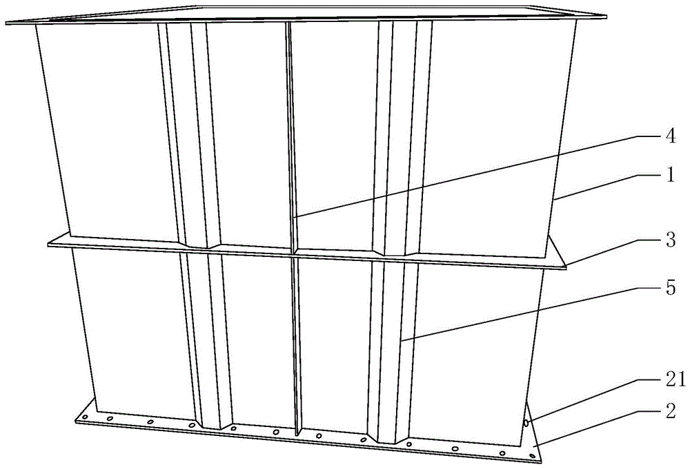 斗式提升机用中间壳体的制作方法