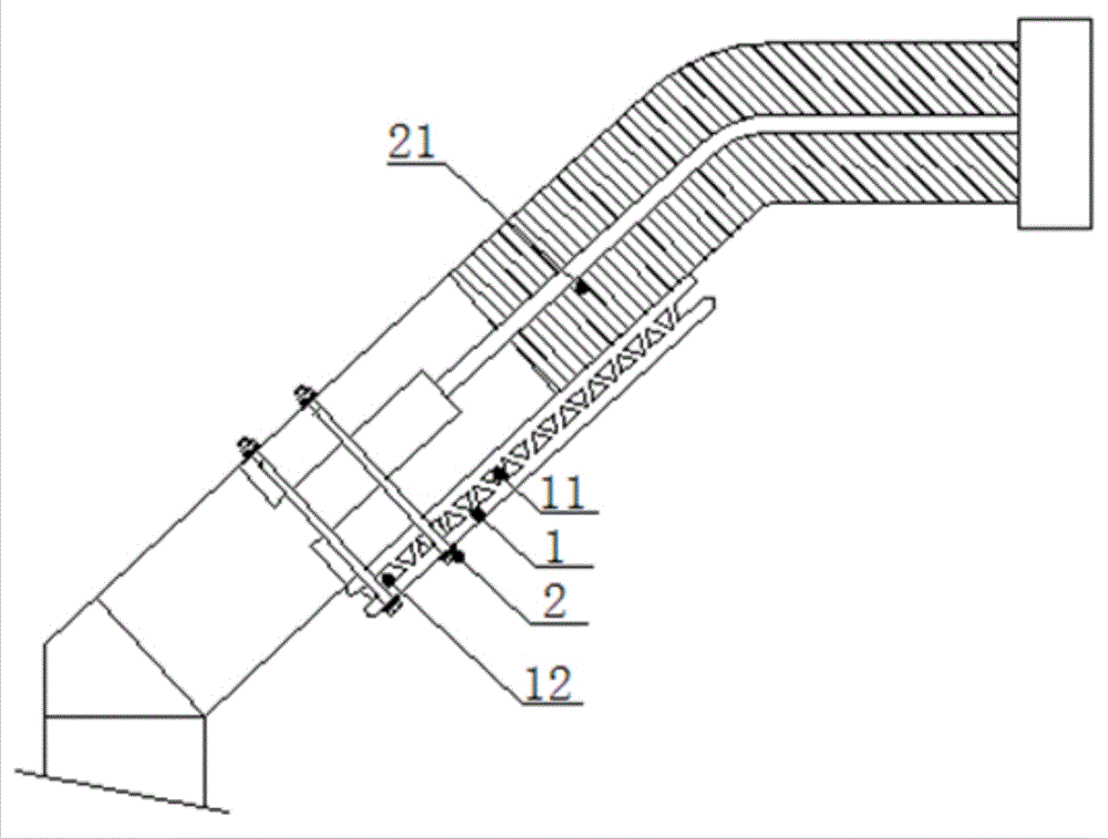 一种强度更高的铝电解槽立柱母线软带防下沉装置的制作方法