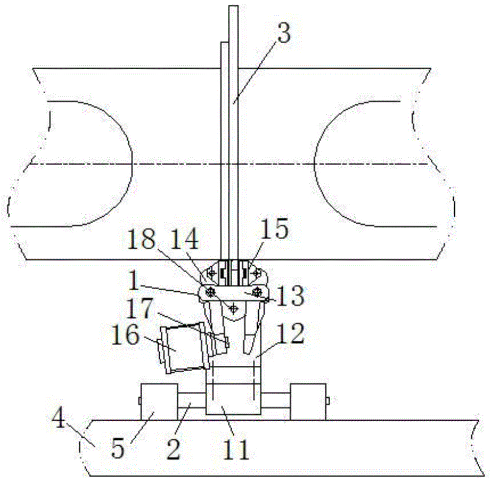 一种用于管式股绳机筒体蝶形制动的自动调整装置的制作方法