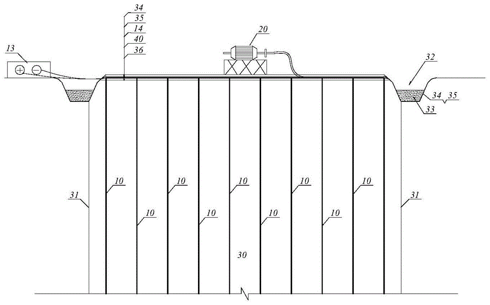 电渗插塑板联合真空预压处理软基系统的制作方法