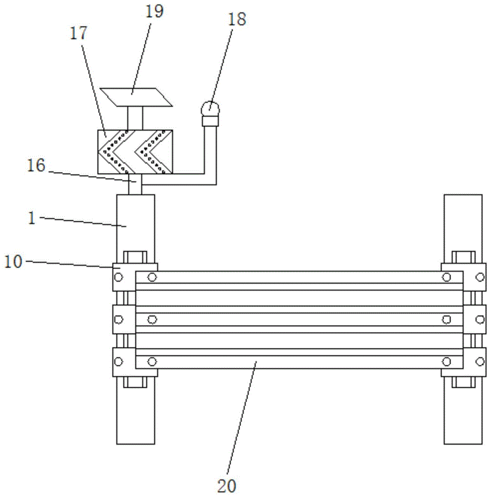 一种具有缓冲功能的公路护栏的制作方法