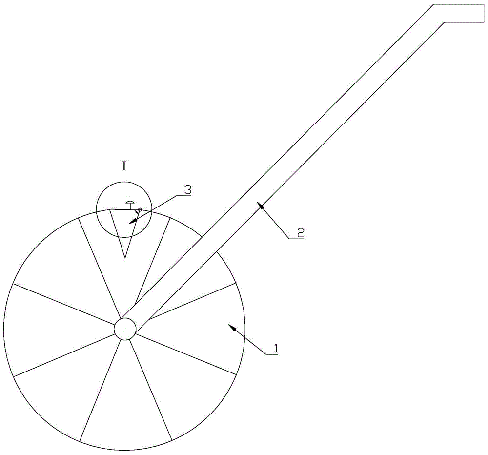 一种钎探点布点工具的制作方法