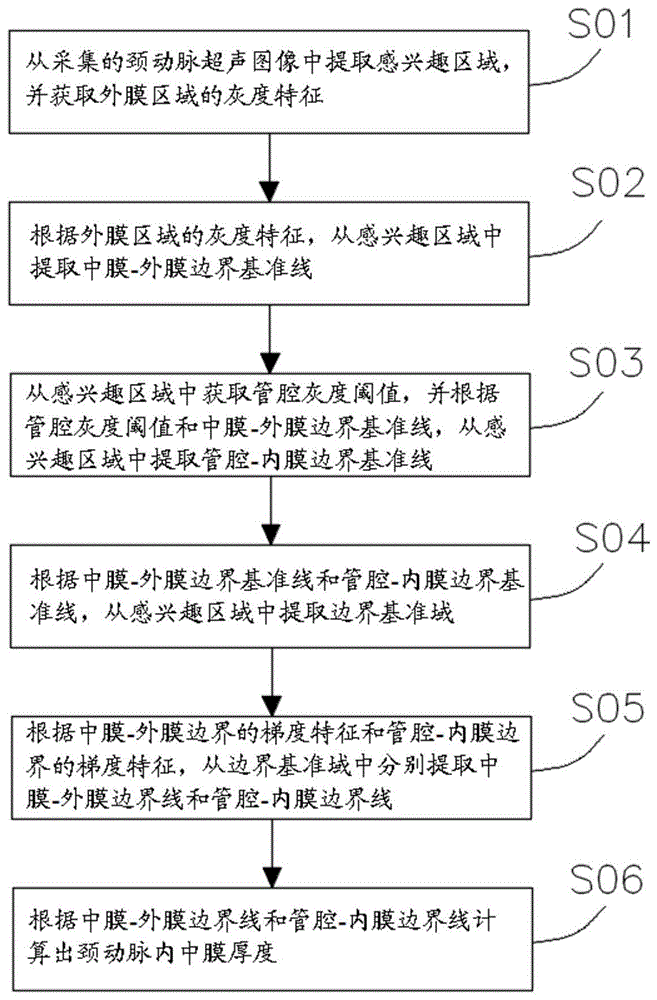 颈动脉内中膜厚度测量的方法、系统和设备与流程