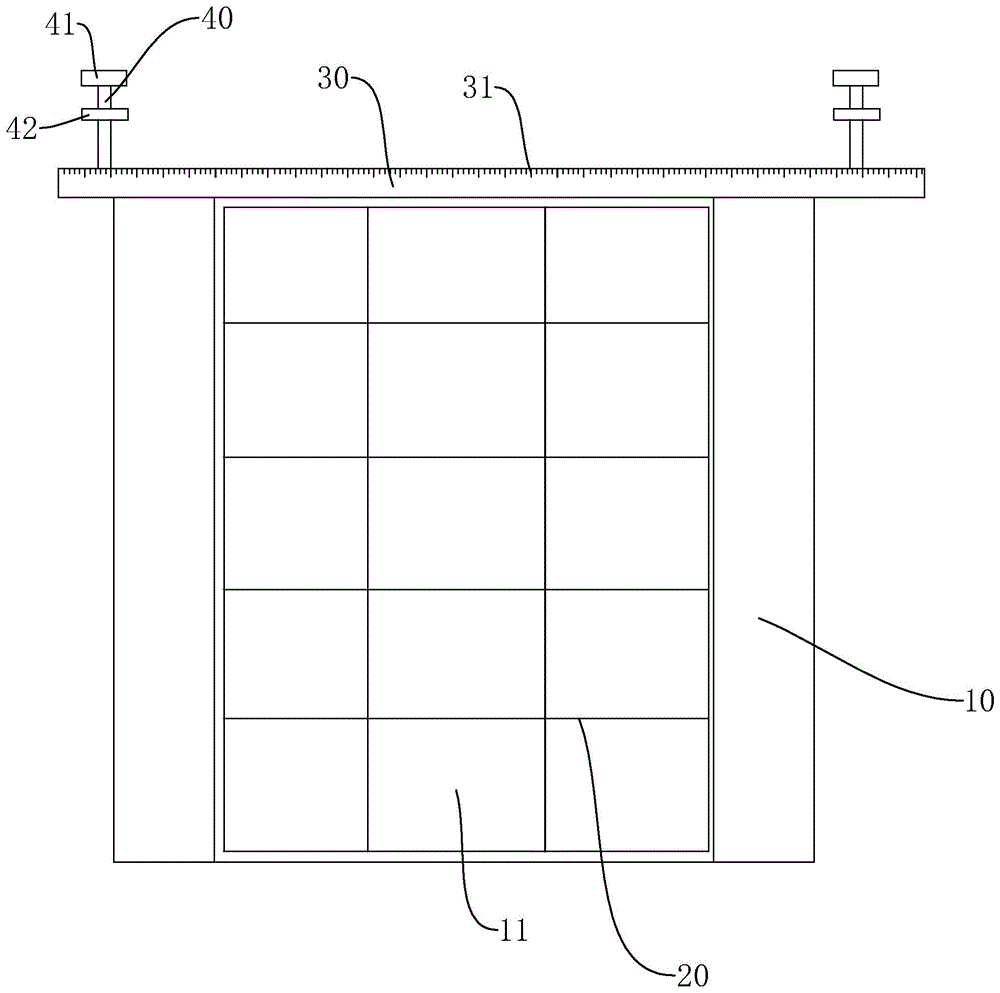 纱线尺寸量取柜的制作方法