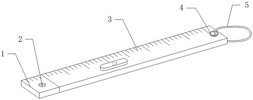 一种地理测绘用测量标尺的制作方法