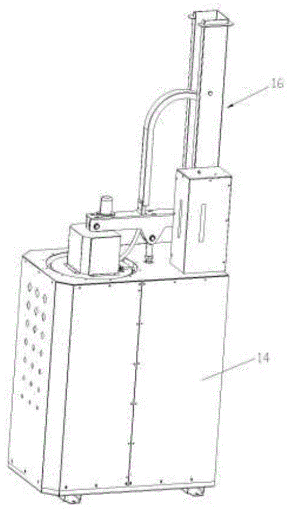 一种水压试验法测试容器容积变化量的设备的制作方法